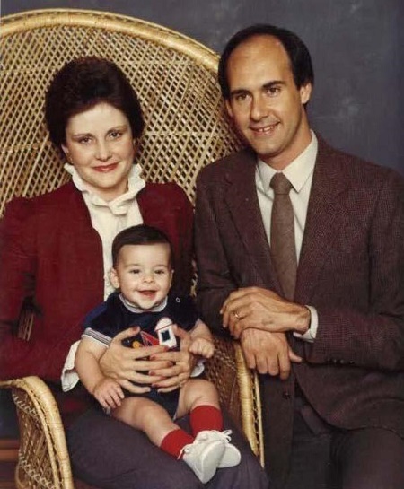 David Begnaud's Childhood picture with his parents